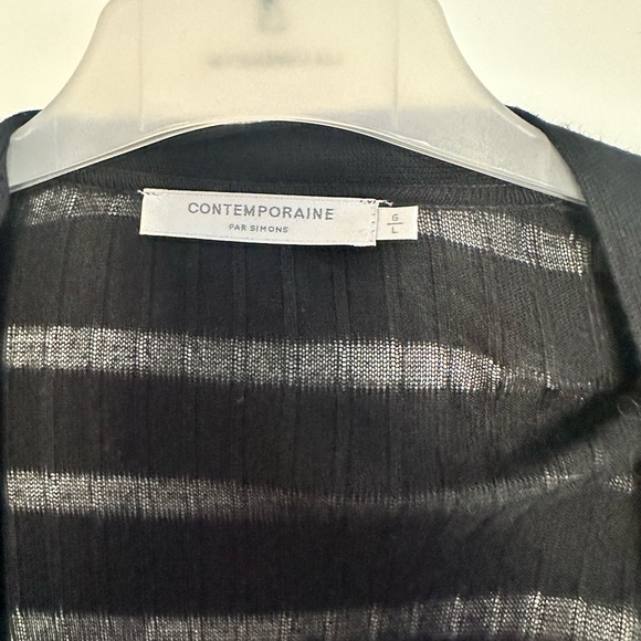 contemporaire womens shrug long black size L - Picture 2 of 3